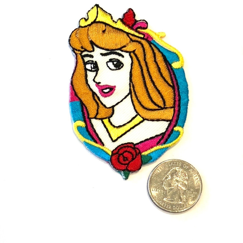 Sleeping Beauty Patch Disney Iron On DIY princess - Picture 2 of 2